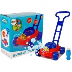 Lawn Mower Bubble Machine Red-Blue Soap Bubbles