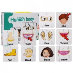 Educational Puzzle Body Parts Jigsaw Puzzle 10 English Connections