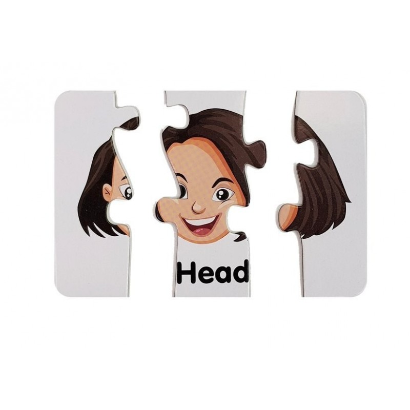 Educational Puzzle Body Parts Jigsaw Puzzle 10 English Connections