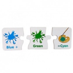 Puzzle Educational English Colors 10 Connections