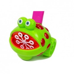 Soap Bubble Machine Frog With Pink Hand Light Music