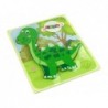 Wooden Isanosaurus Green Dinosaur Puzzle