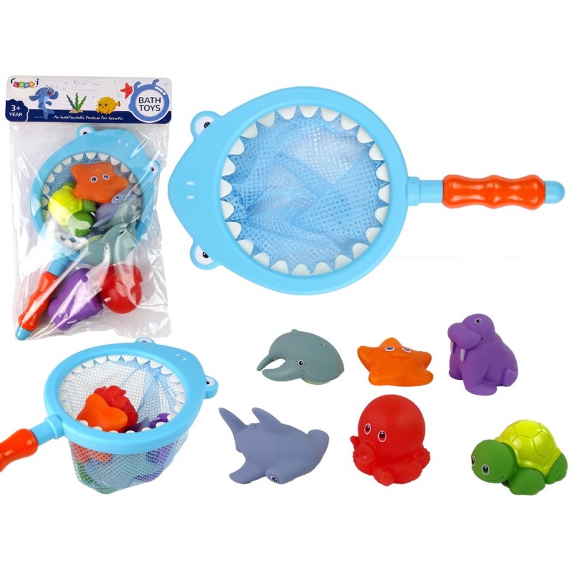 Water Animals Rubber Mesh Shark Bathing Set