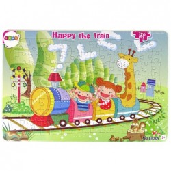 Educational Jolly Train Puzzle 120 Pieces