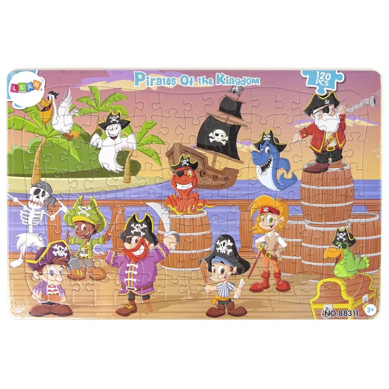 Educational Puzzle Pirates Jigsaw Puzzle 120 Pieces