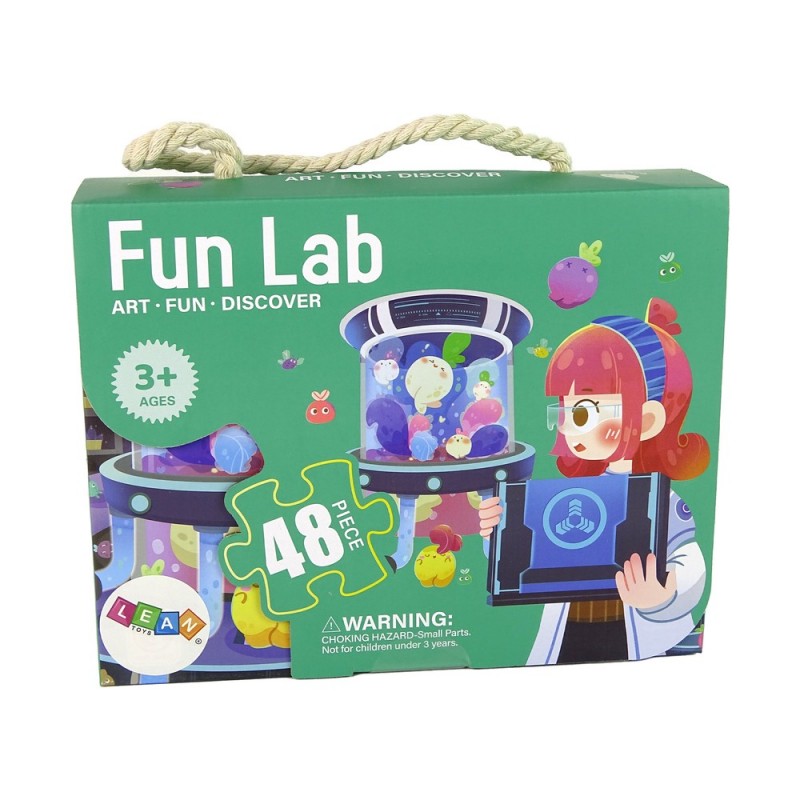 Puzzles For Kids Laboratory Jigsaw Puzzle 48 elements.