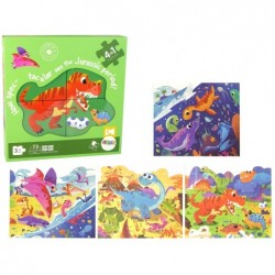 Puzzle 4 in 1 Dinosaur,...