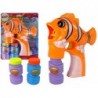 Orange Fish Soap Bubble Machine