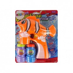 Orange Fish Soap Bubble Machine