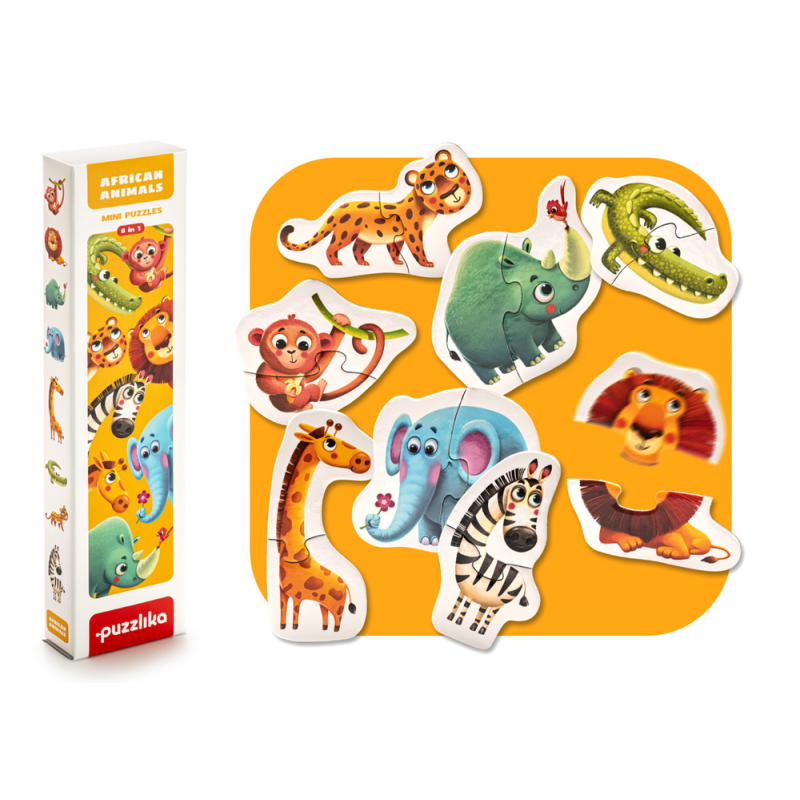 Puzzle African Animals 8 Animals 14774
