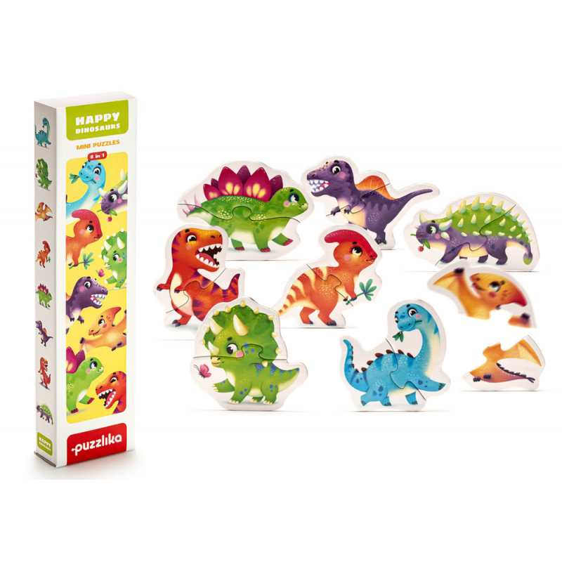 Puzzle Happy Dinosaurs 8 Animals 15252
