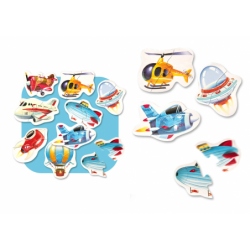 Puzzle 8in1 Air Transport 15283