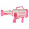 Soap Bubble Machine Soap Bubbles Electric Gun Pink