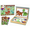 Educational Magnetic Puzzle Set With a Dinosaur Theme