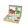 Educational Magnetic Puzzle Set With a Dinosaur Theme