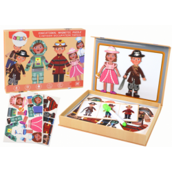 Cartoon Character Theme Magnetic Puzzle Set