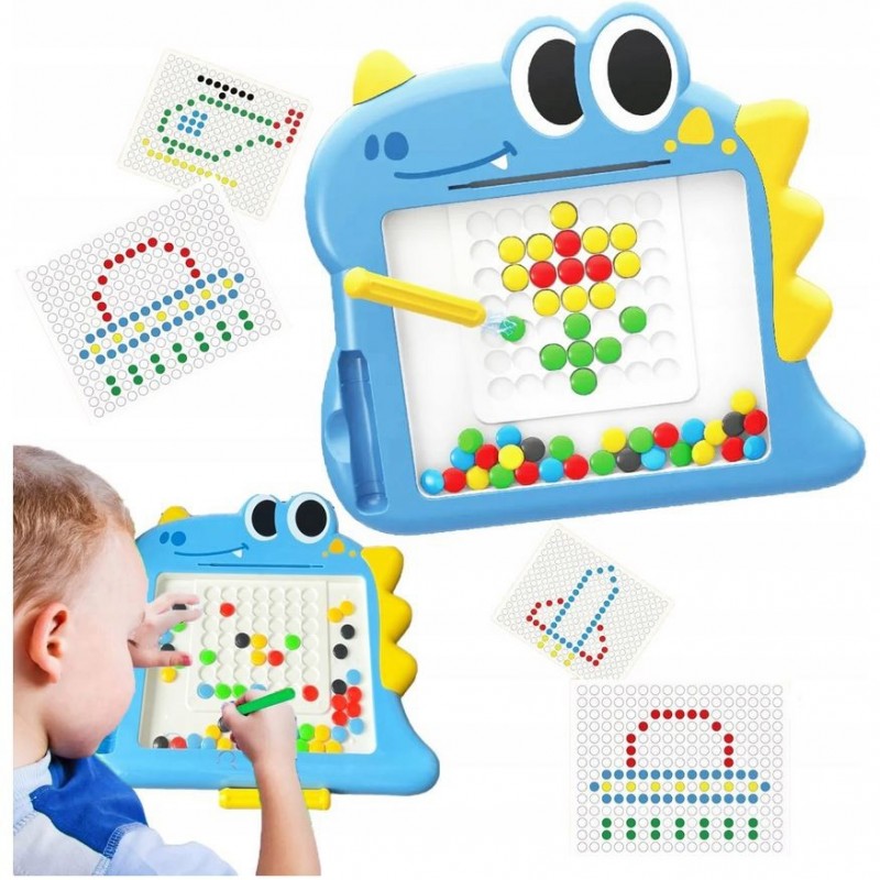 WOOPIE Magnetic Board for Children Montessori MagPad Dinosaur