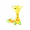 4 Wheeled Kids Scooter Giraffe Shaped Stable Colorful Children's Toy Yellow