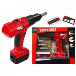 Battery Operated Drill Screwdriver Drill With Accessories Realistic Role Play