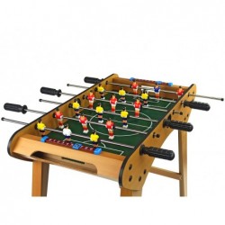 Large Wooden Soccer Table Playing Foosball