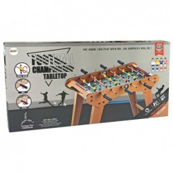 Large Wooden Soccer Table Playing Foosball