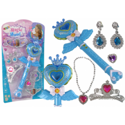 Magical Fairy Tale Princesses Set Interactive wand light sound Star projector function
