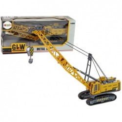 Yellow and gray crane construction vehicle 1:55
