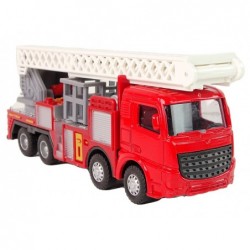 Fire Truck with Fractional Drive Red
