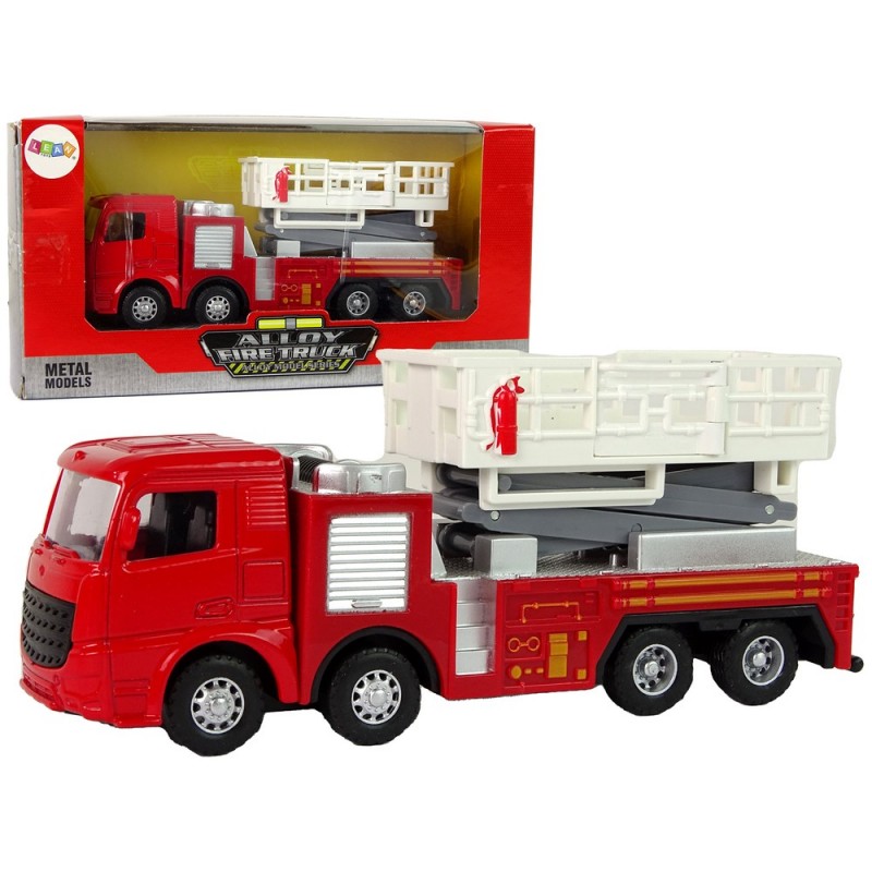 Red Fraction Fire Truck