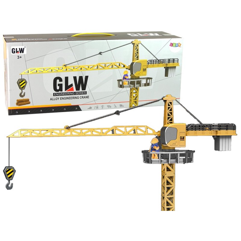 Construction Vehicle Crane Crane 95 cm Yellow