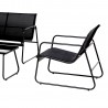 Garden furniture set AIRY table, bench, 2 chairs