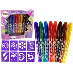 Tattoo Set Colored Markers