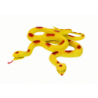 Artificial Rubber Snake Yellow with Red Patches Structural