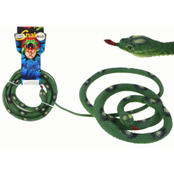 Artificial Rubber Coral Snake Green PVC