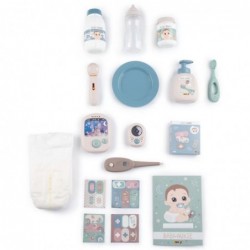 Smoby Baby Nurse электронный большой уголок для няни для куклы 19 аксессуаров