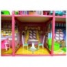 Dolls' House - Large Villa with Furniture + FREE DOLL