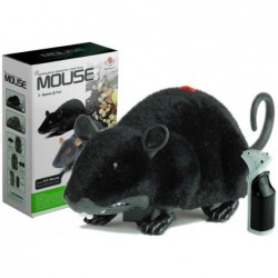 Big RC Mouse Toy Wheels Black - Make a Prank