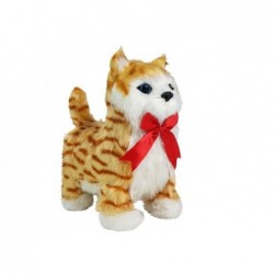 Interactive Striped Red Cat...