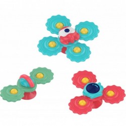 WOOPIE BABY Spinner Teether with Suction Cup Set of 3