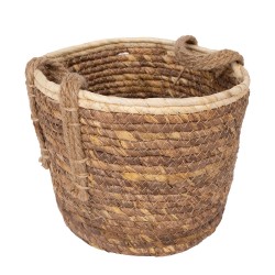 Basket BALI-3, D25xH20cm, natural