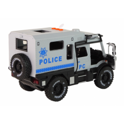 Off-Road Vehicle Police Gray Opening Door Sound Light