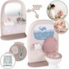 Smoby Baby Nurse Double Sided Toilet Bathroom For Dolls with Accessories