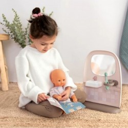 Smoby Baby Nurse Double Sided Toilet Bathroom For Dolls with Accessories