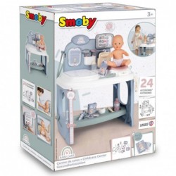 Smoby Baby Care meditsiinikeskus nukuhoolduseks koos elektroonilise tahvelarvutiga + 24 tarvikut