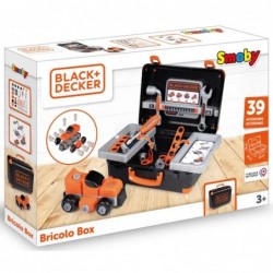 Smoby Black & Decker Walizka z Narzędziami + Samochód w Częściach