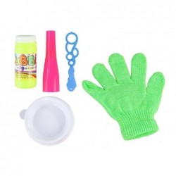 MAGIC CATCHABLE BUBBLE SET KIDS BLOWING BUBBLES BOUNCE CATCH CATCHING GLOVE FUN