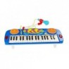 Keyboard Organ with Microphone On Stand Blue