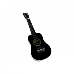 Classic Wooden Guitar For Kids Black Looking Like Real