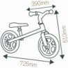Металлический балансировочный велосипед SMOBY