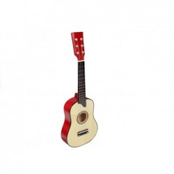 Wooden Guitar with Pick Beige